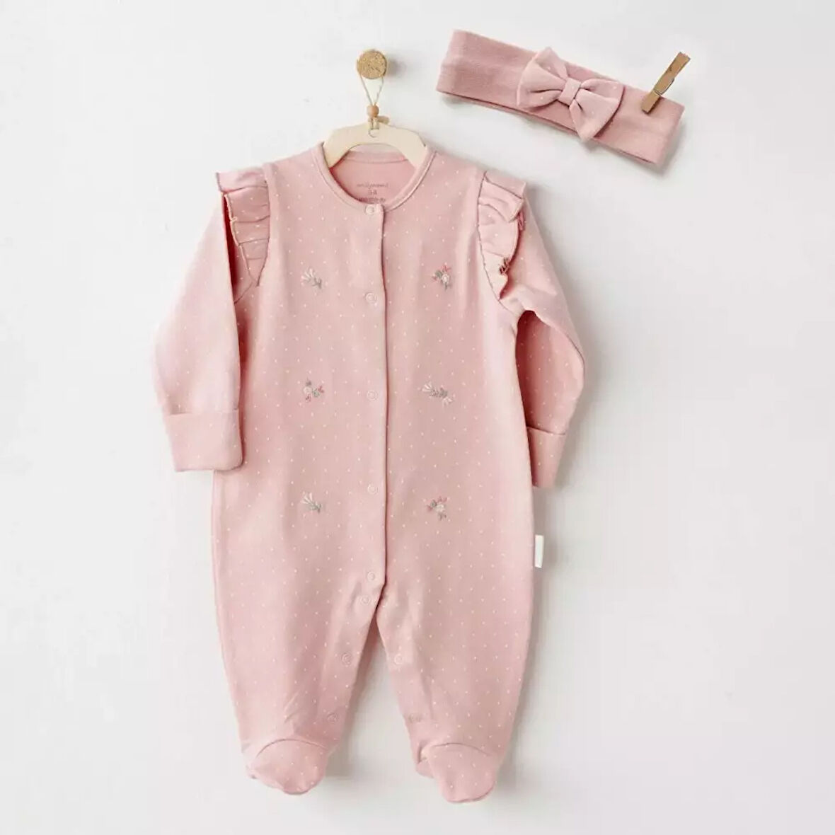 Andywawa Bebek Tulum Takım AC26083 Pembe