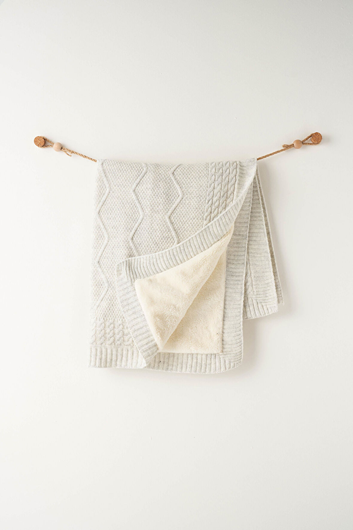 Bebek Triko Battaniye  85x100 cm Knitted Blanket AC26345