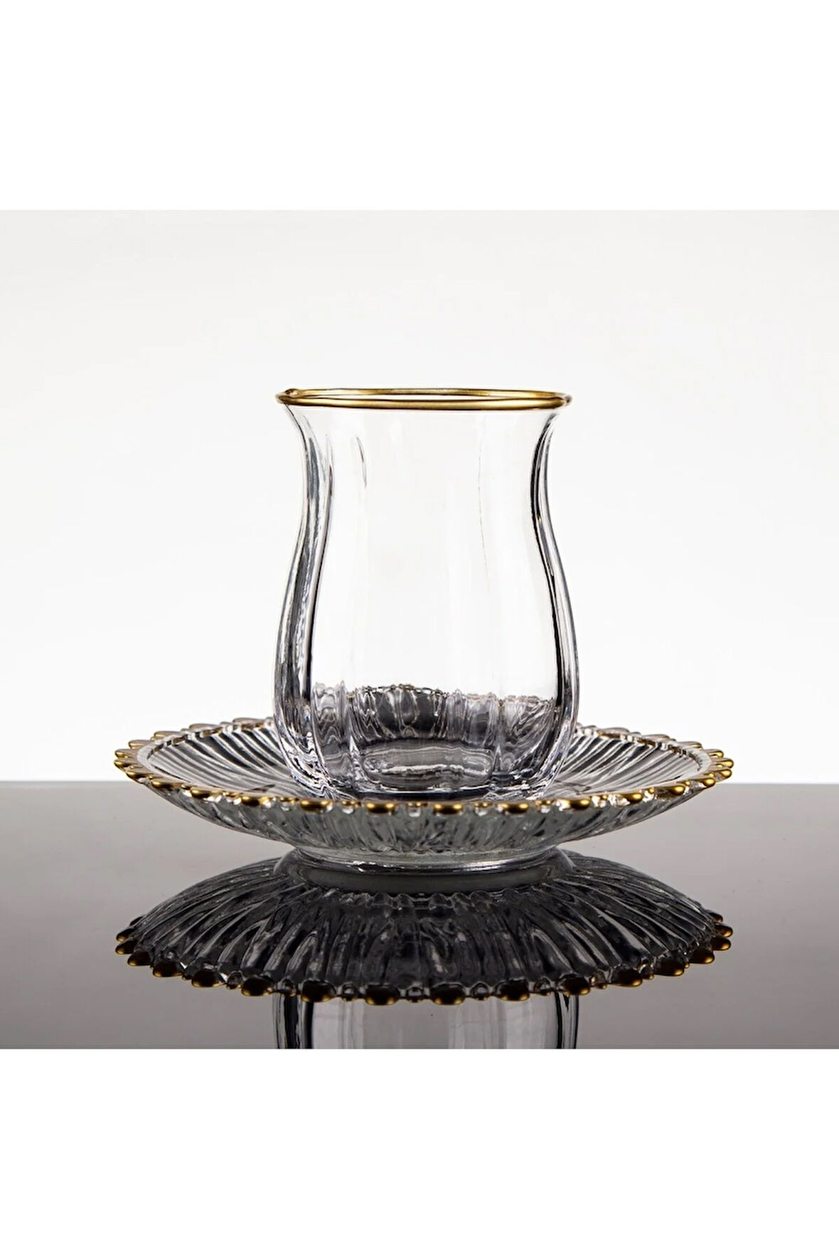 El Dekorlu Çay Bardak Takımı