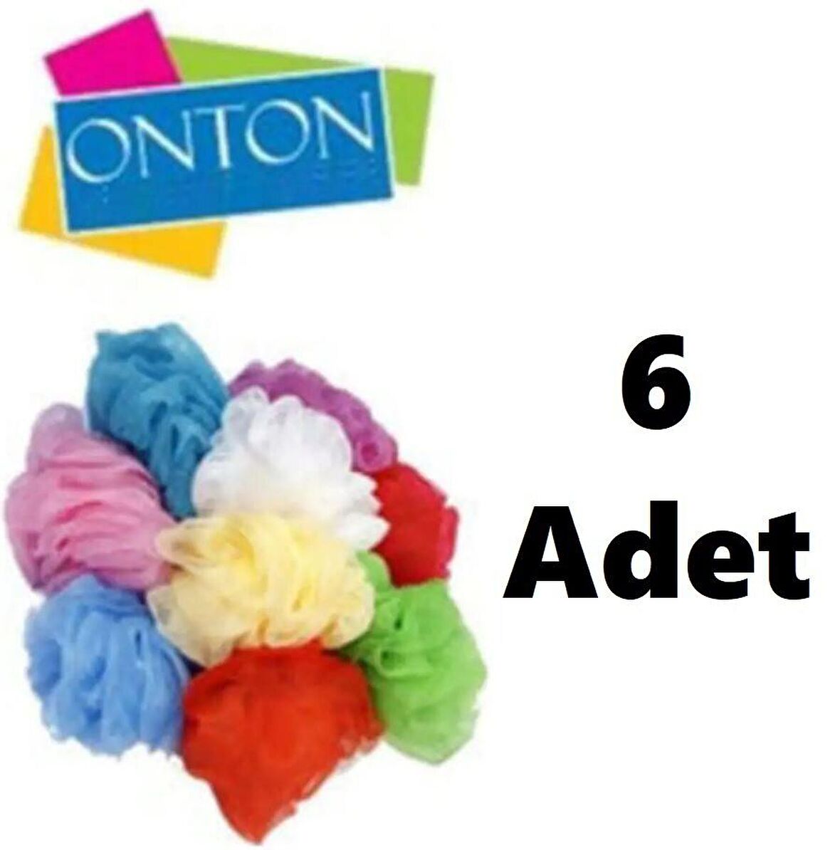 Onton Banyo Duş Lifi 35 G x 6'lı Çok Renkli