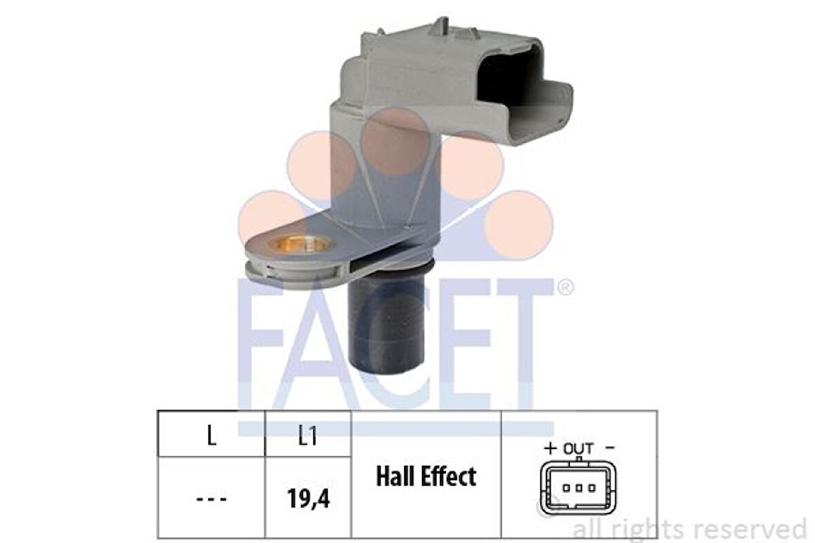 Psa Eksantrık Sensoru C2 C3 C4 Peugeot 206 207 307-1007 1.4 16v - Facet 9.0468