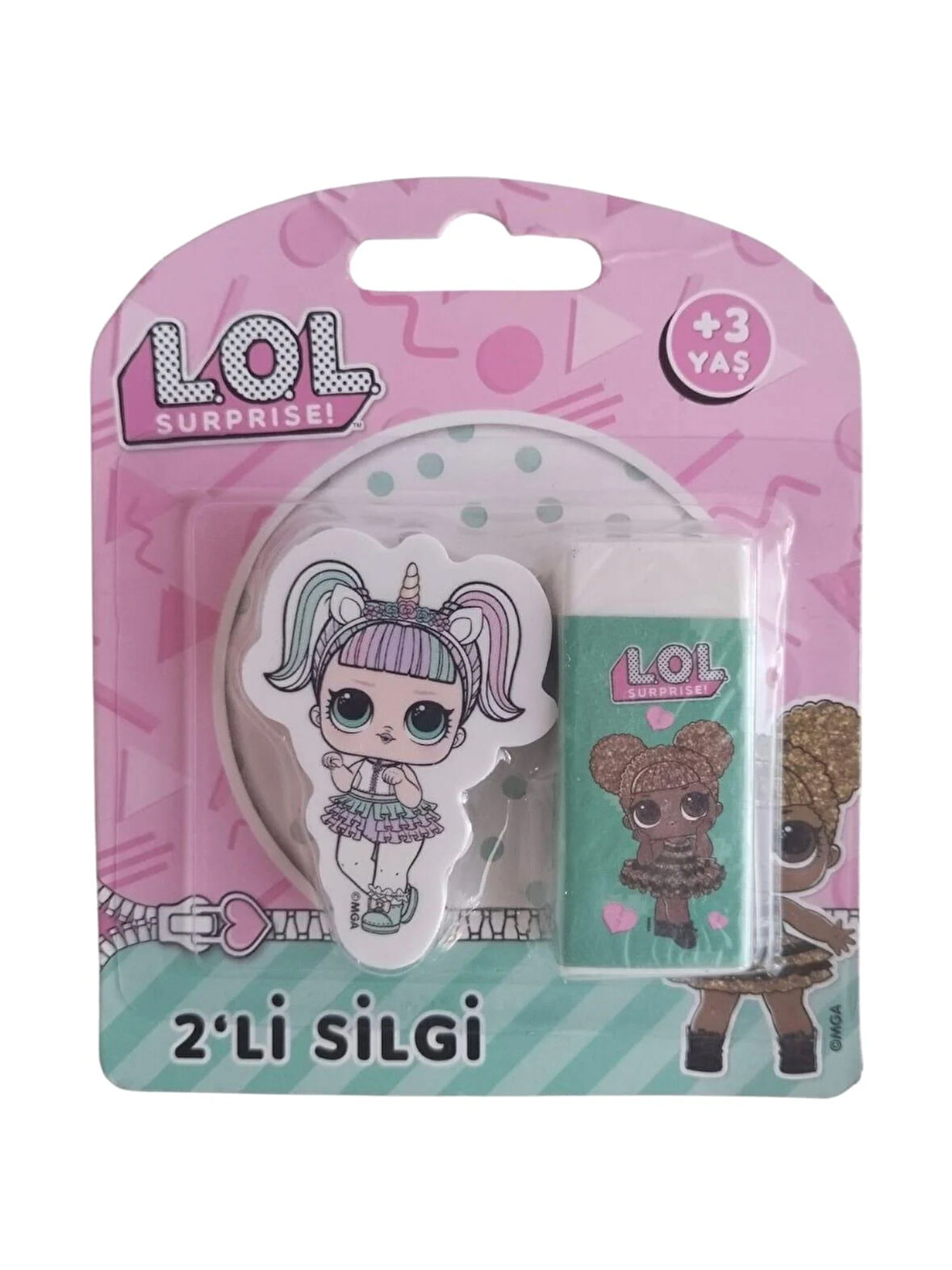 LOL SURPRISE 2lİ Blisterli Silgi Set