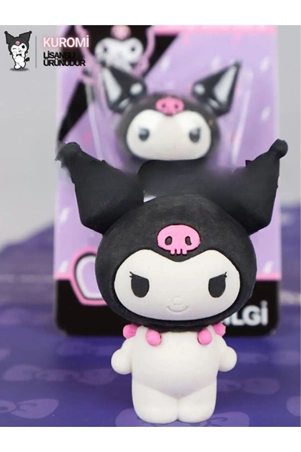 Kuromi Lisanslı 3D Silgi
