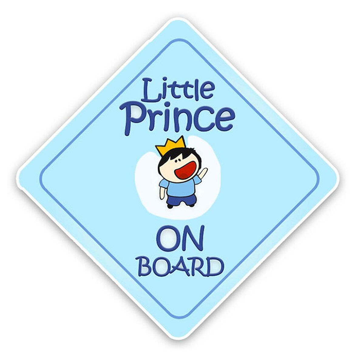 Arabada  Prens var Arabada Bebek Var Sticker Etiket 18CM