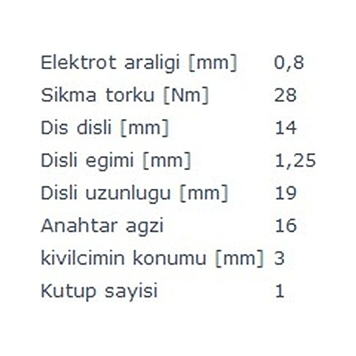 Bosch Buji Ateşleme 1T F8Dc4 W124 W202 W210 1.8 2.0 2.2 2.3