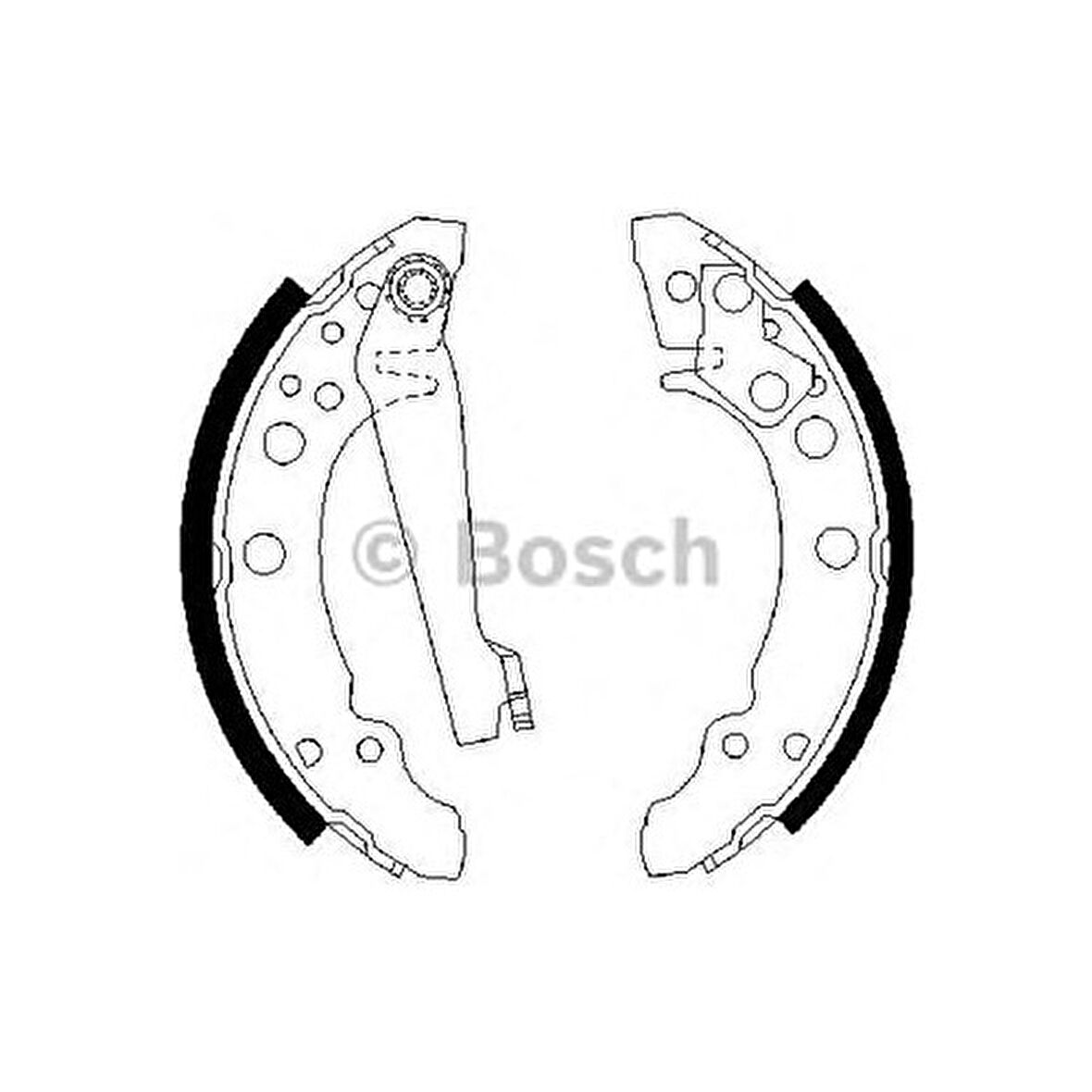 Bosch Pabuçlu Balata 180X31Mm Golf Jetta Passat 77
