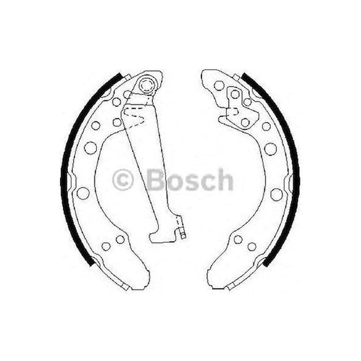 Bosch Pabuçlu Balata 200X40Mm Cordoba Ibıza Toledo 96