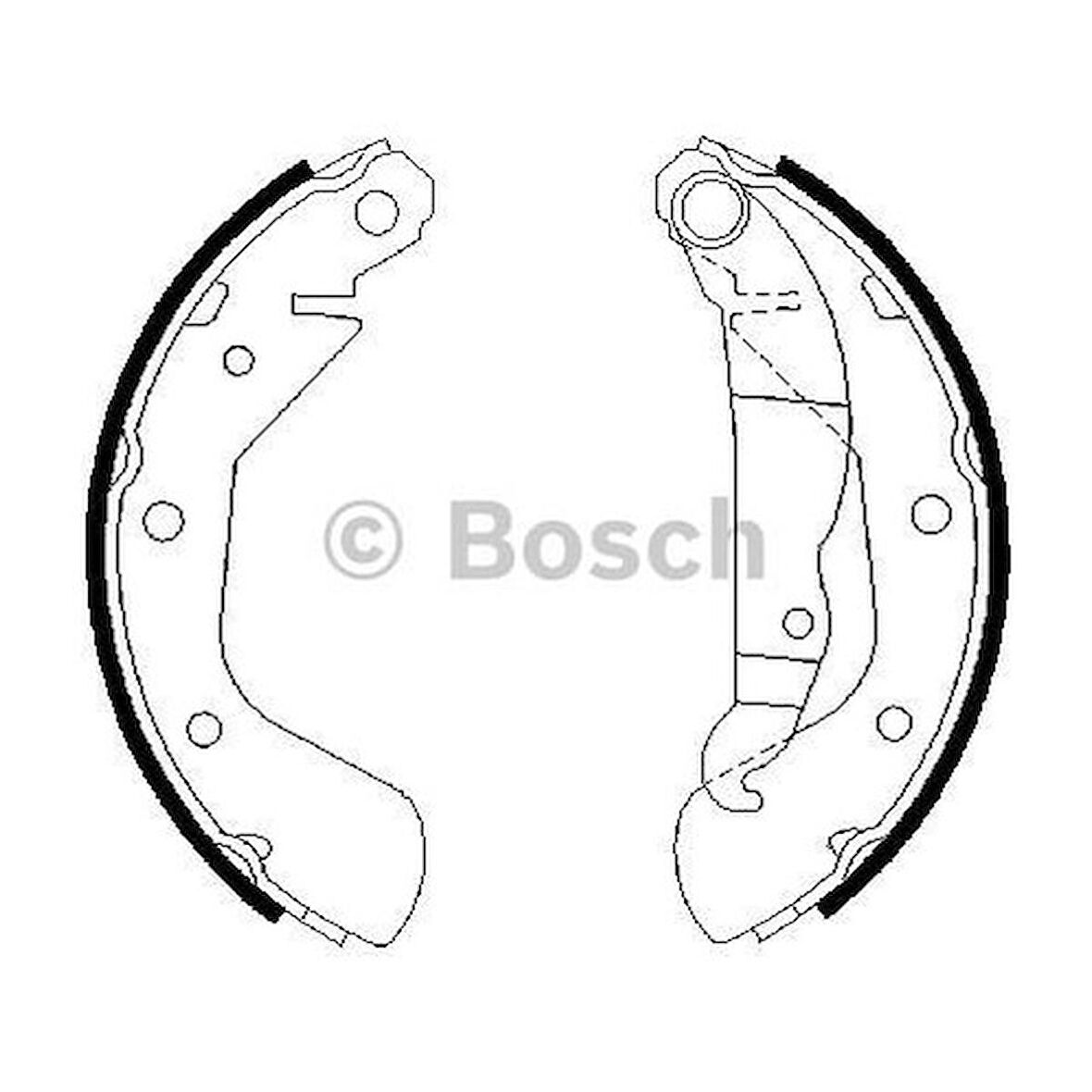 Bosch Pabuçlu Balata 200X28Mm Corsa B Tıgra Astra F 92