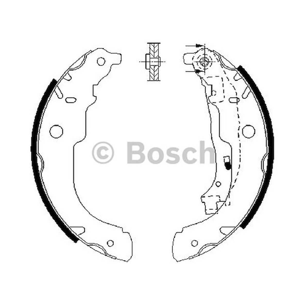 Bosch Pabuçlu Balata 228X42Mm 207 09
