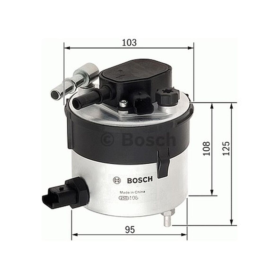 Bosch Mazot Filtresi Focus Fıesta V70 S80 Mazda 3 1.6 Tdcı