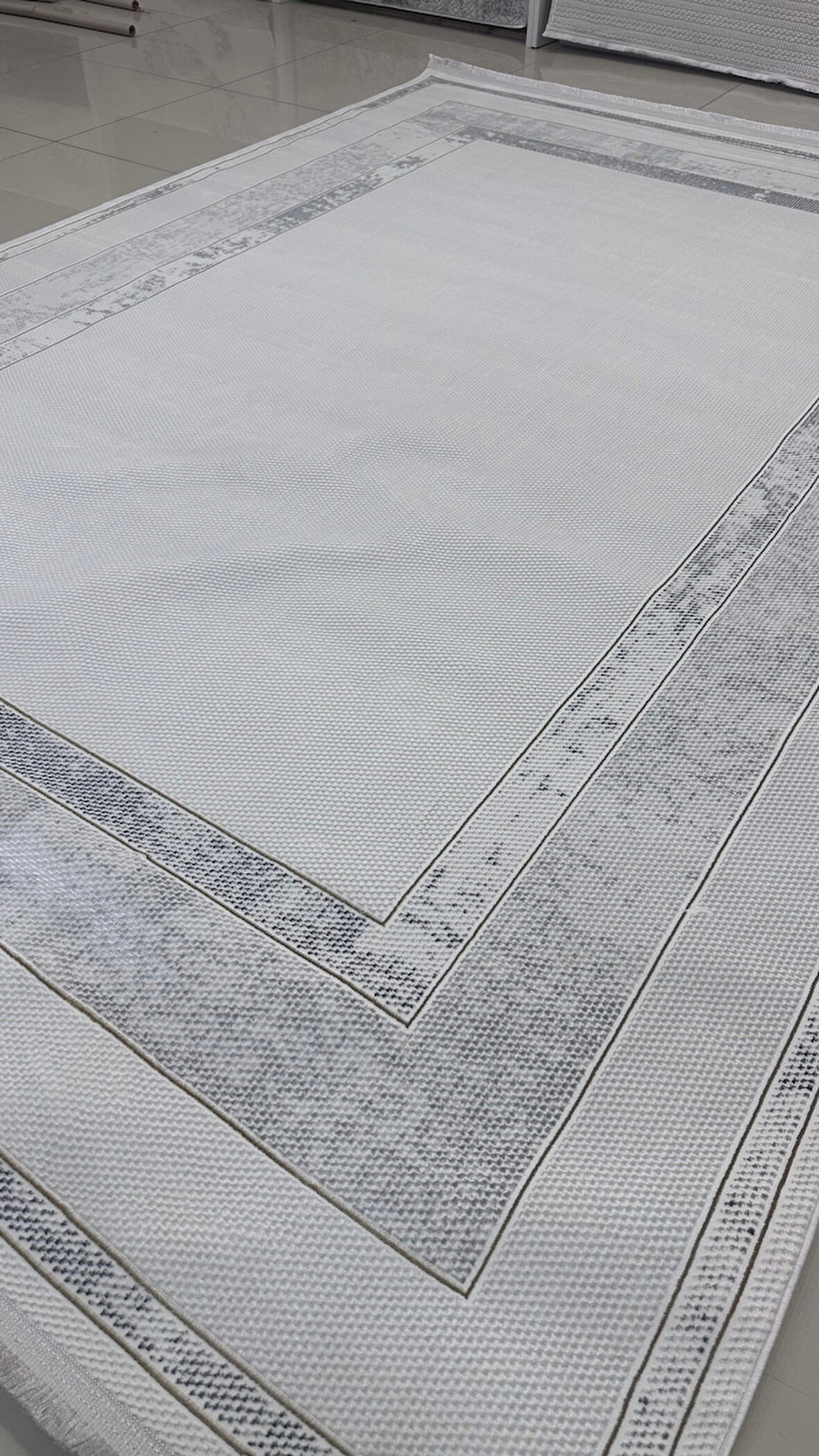 Safyün Halı Kadife KF465 Gri