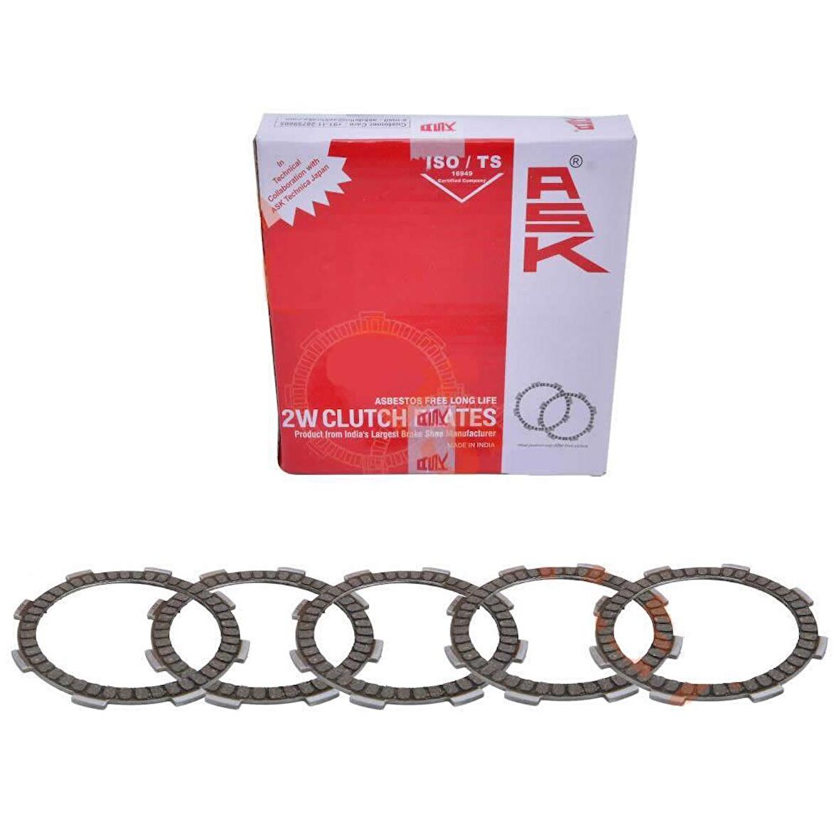 Cg Ask Debriyaj Balatası Beşli Set