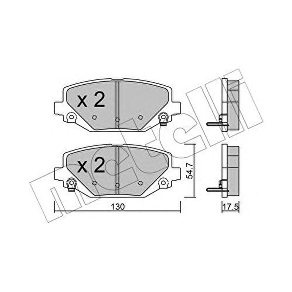 Bosch Fren Balatası Arka Fiat Freemont 2.0 Jtd 2.4 2011 Bos 0986494767