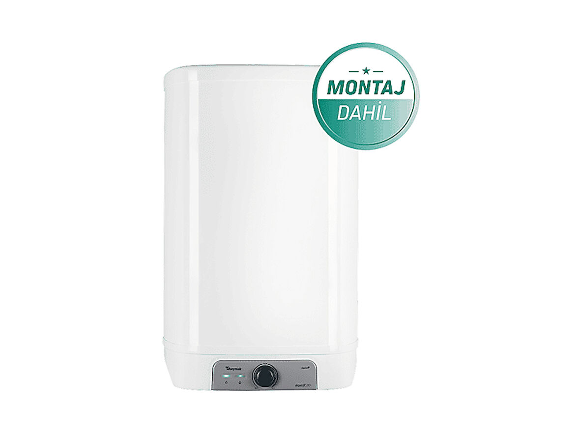 BAYMAK Aqua X-Led Priz 65lt Termosifon Beyaz
