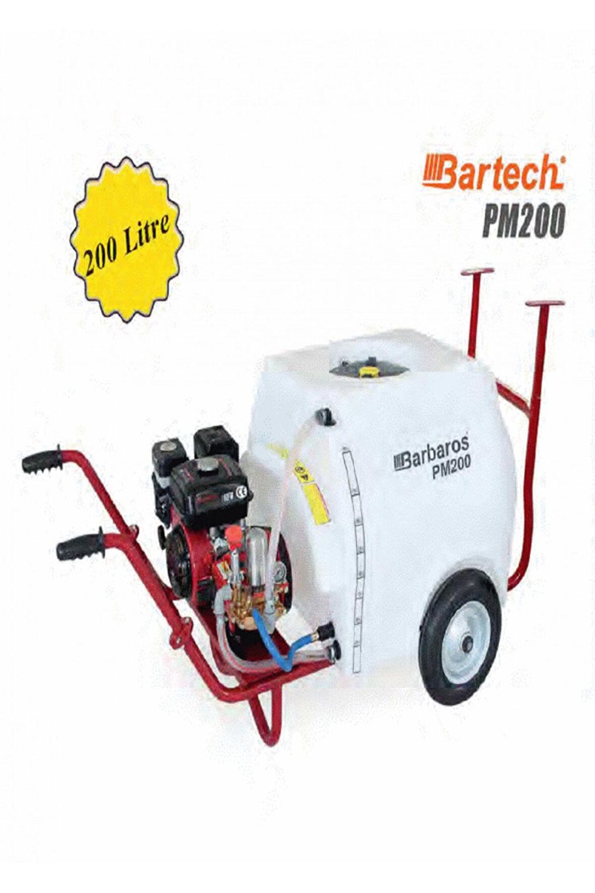Bartech Pm200 Pulverizatör Pistonlu Ilaçlama Makinesi 200 Litre