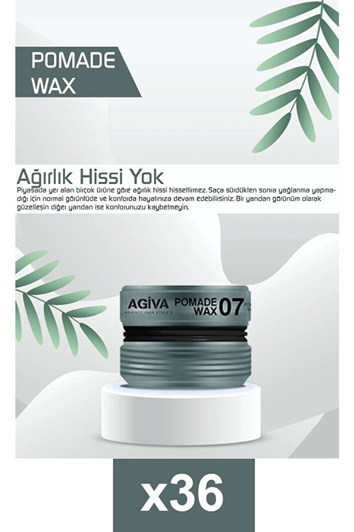 Agiva Wax Saç Şekillendirici 07 175 ml X36