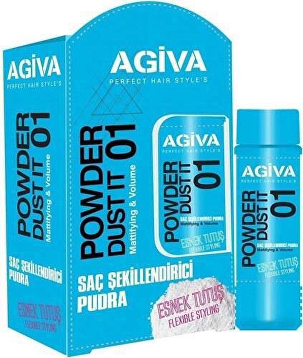 Agiva Saç Şekillendirici Toz Wax 01 Esnek Tutuş 20Gr