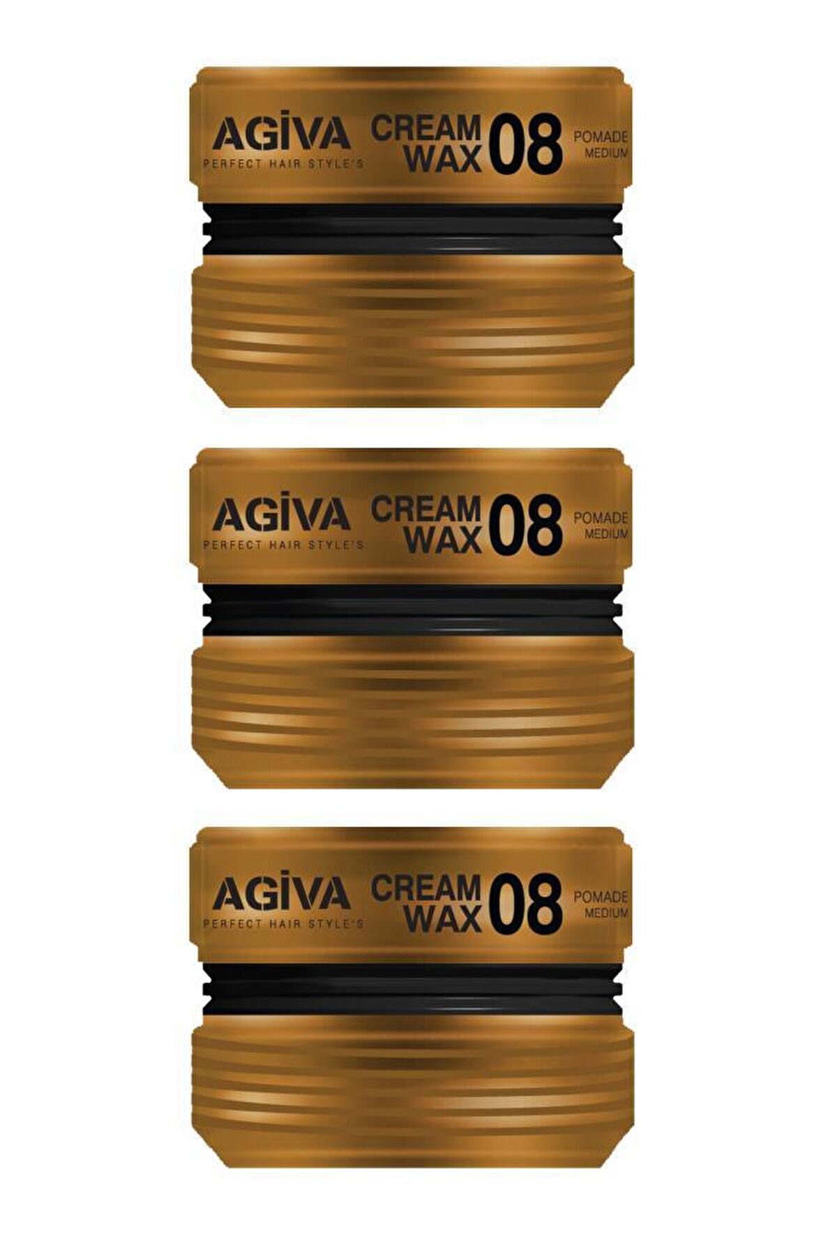 Agiva Hair Wax Saç Şekillendirici 08 175ML 3lü Set