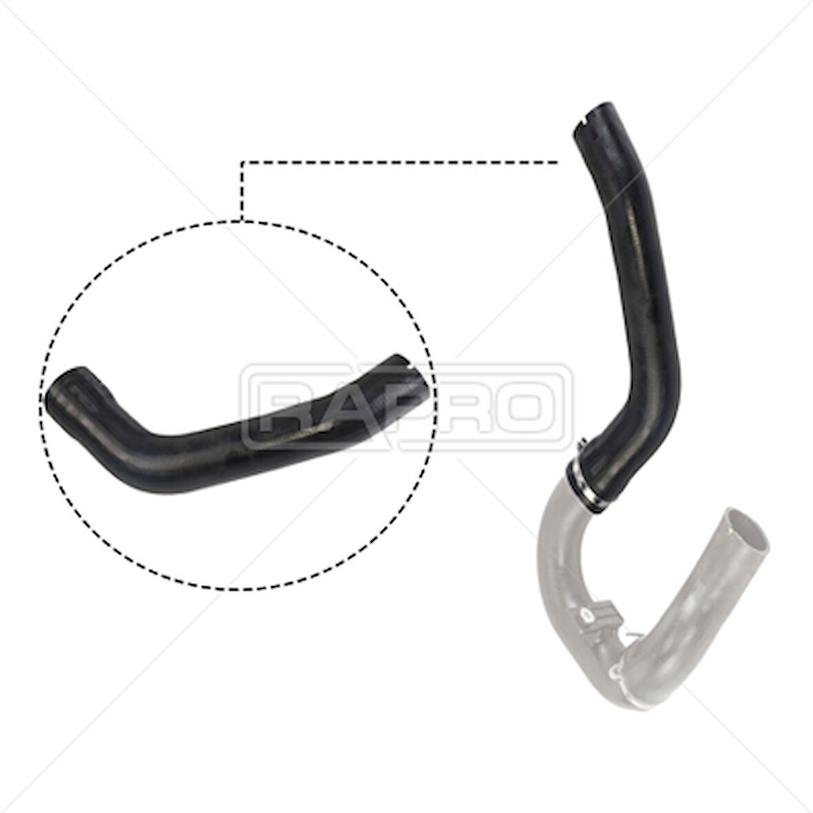 Fiat Turbo Hortumu Buyuk Plastık Parca Harıc Doblo 1,3 Multıjet Ym 09> - Rapro R11533