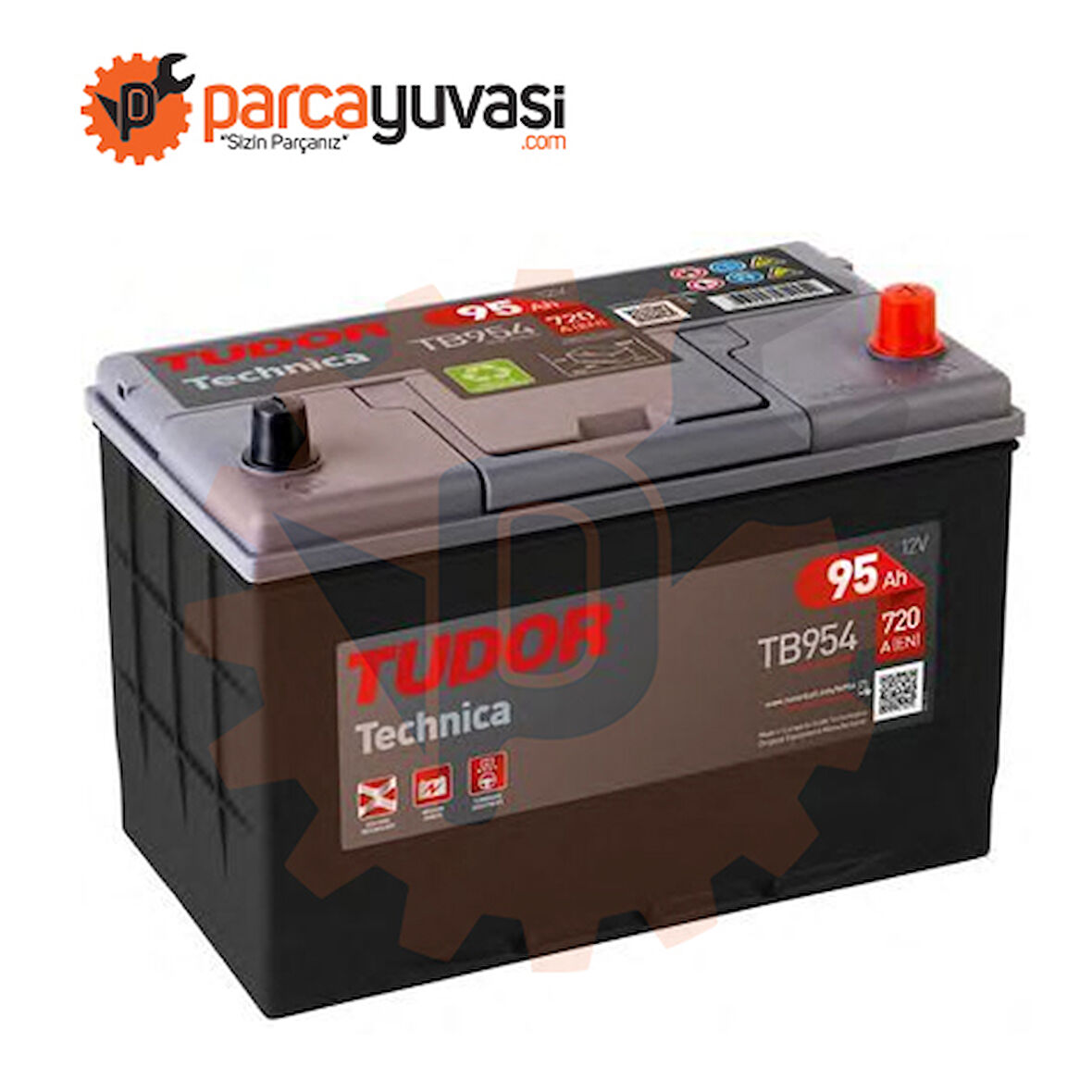 Aku Aku 12v 95 Ah 760a D31 (306×173×222) (90 Ah Muadılı) - Tudor Tb954