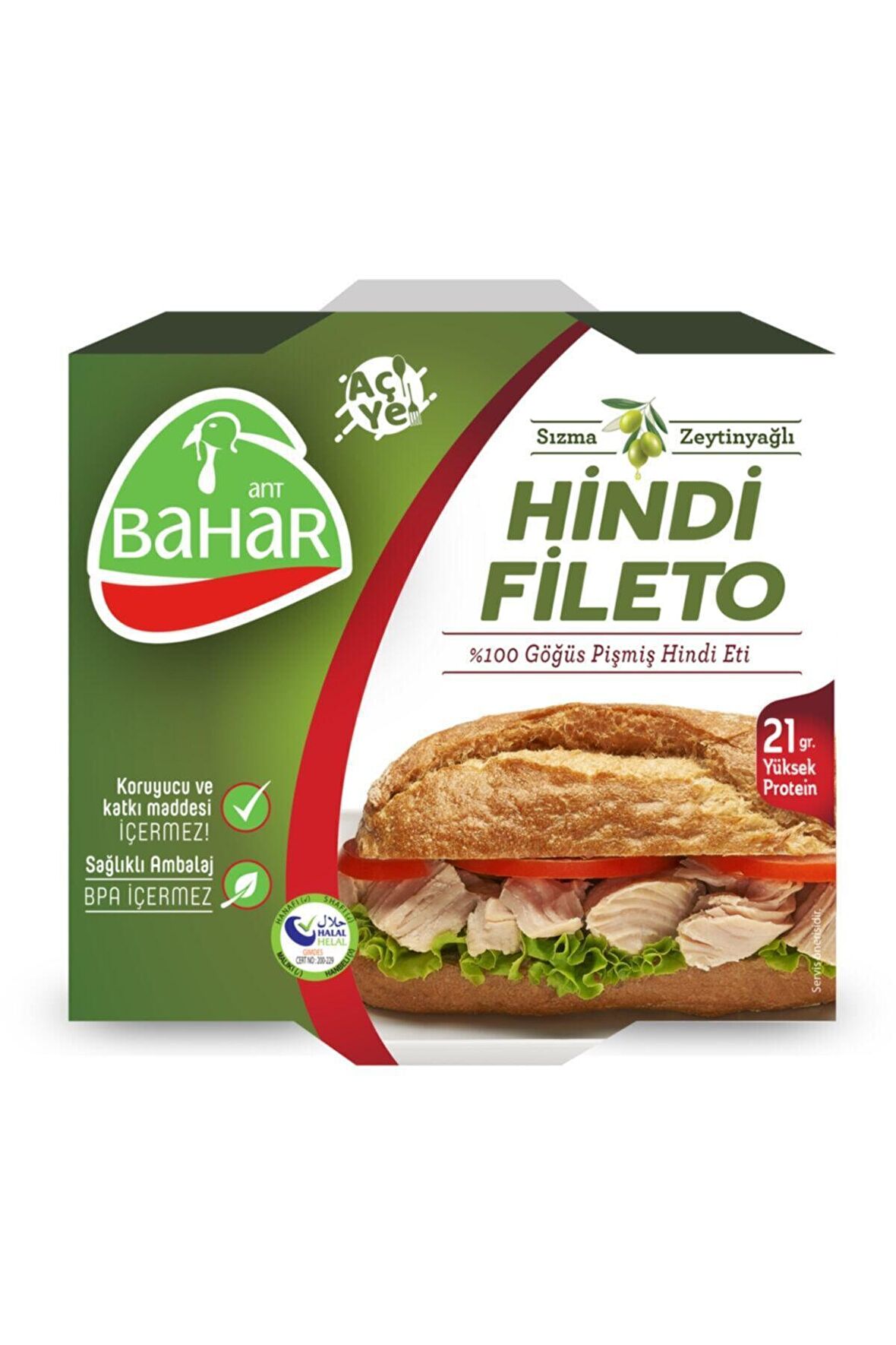 BAHAR HİNDİ FİLETO KONSERVE 120 GR