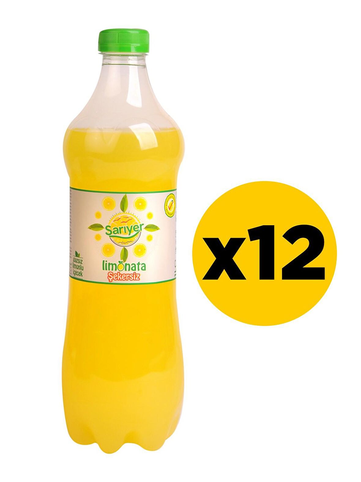 Sarıyer Limonata 1 lt Şekersiz x 12 Adet