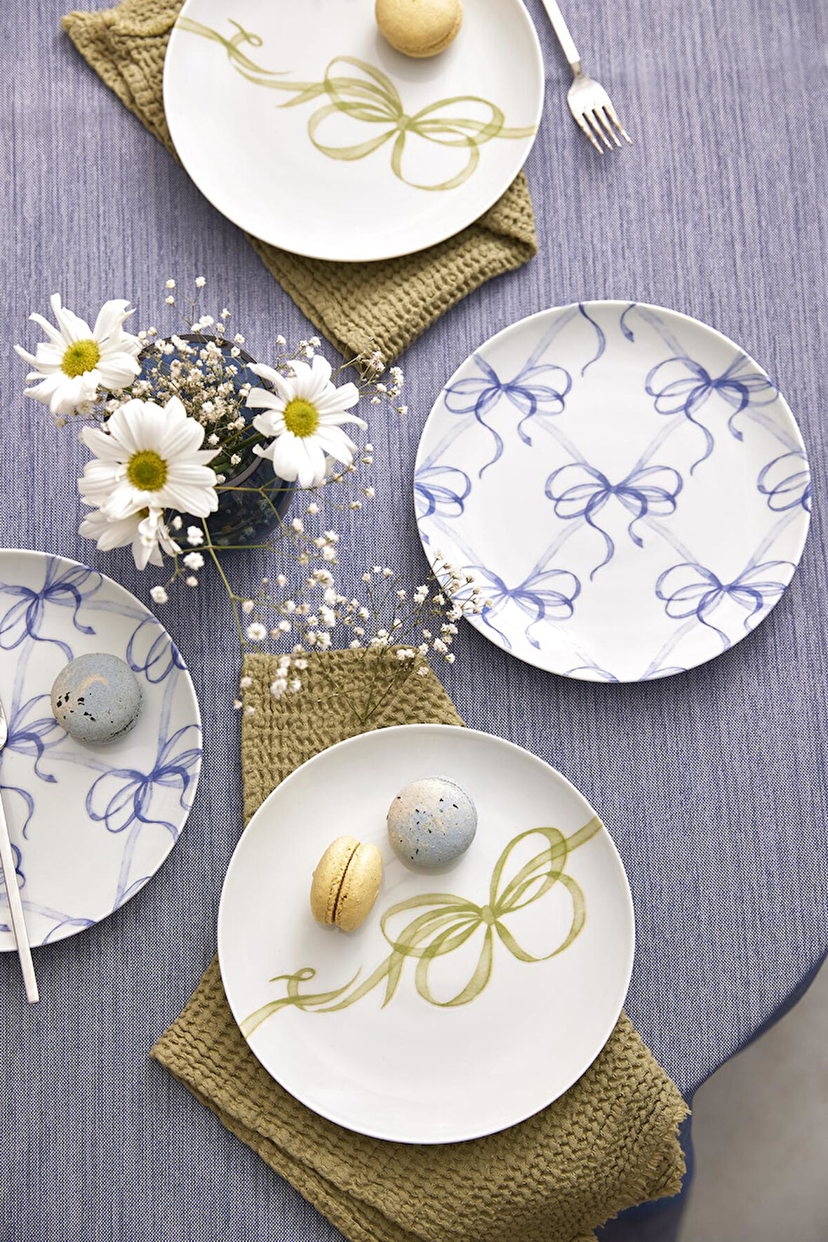 Kütahya Porselen Dolce 4 Parça 21 Cm Pasta Tabağı