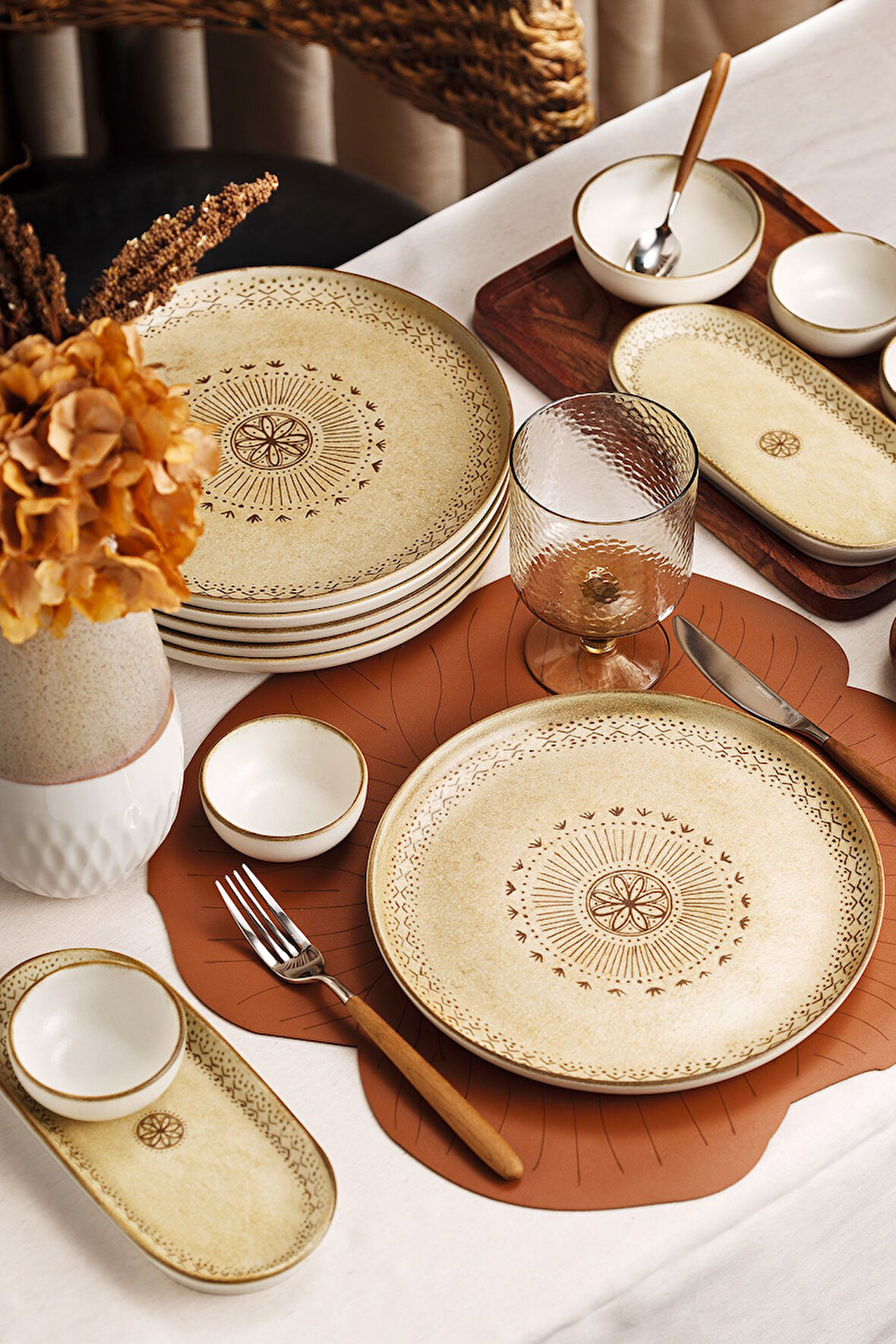 Traces of Roots 14 Parça 6 Kişilik Kahvaltı Takımı