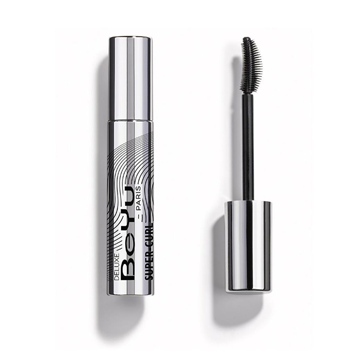 Beyu Super - Curl Voluminous Suya Dayanıklı Silikon Fırça Siyah Rimel