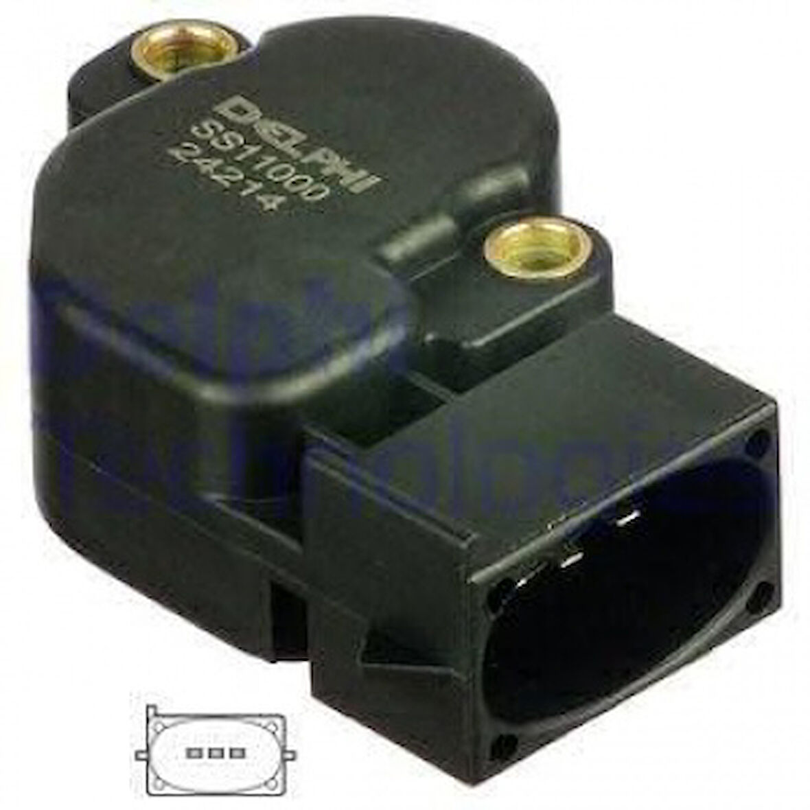 Ford Gaz Kelebek Pozısyon Sensoru (potansıyometre) Escort 1,6 16v / 1,8 16v 95>99 Mondeo I 1,8 16v 93>96 - Delphi Ss11000-12b1