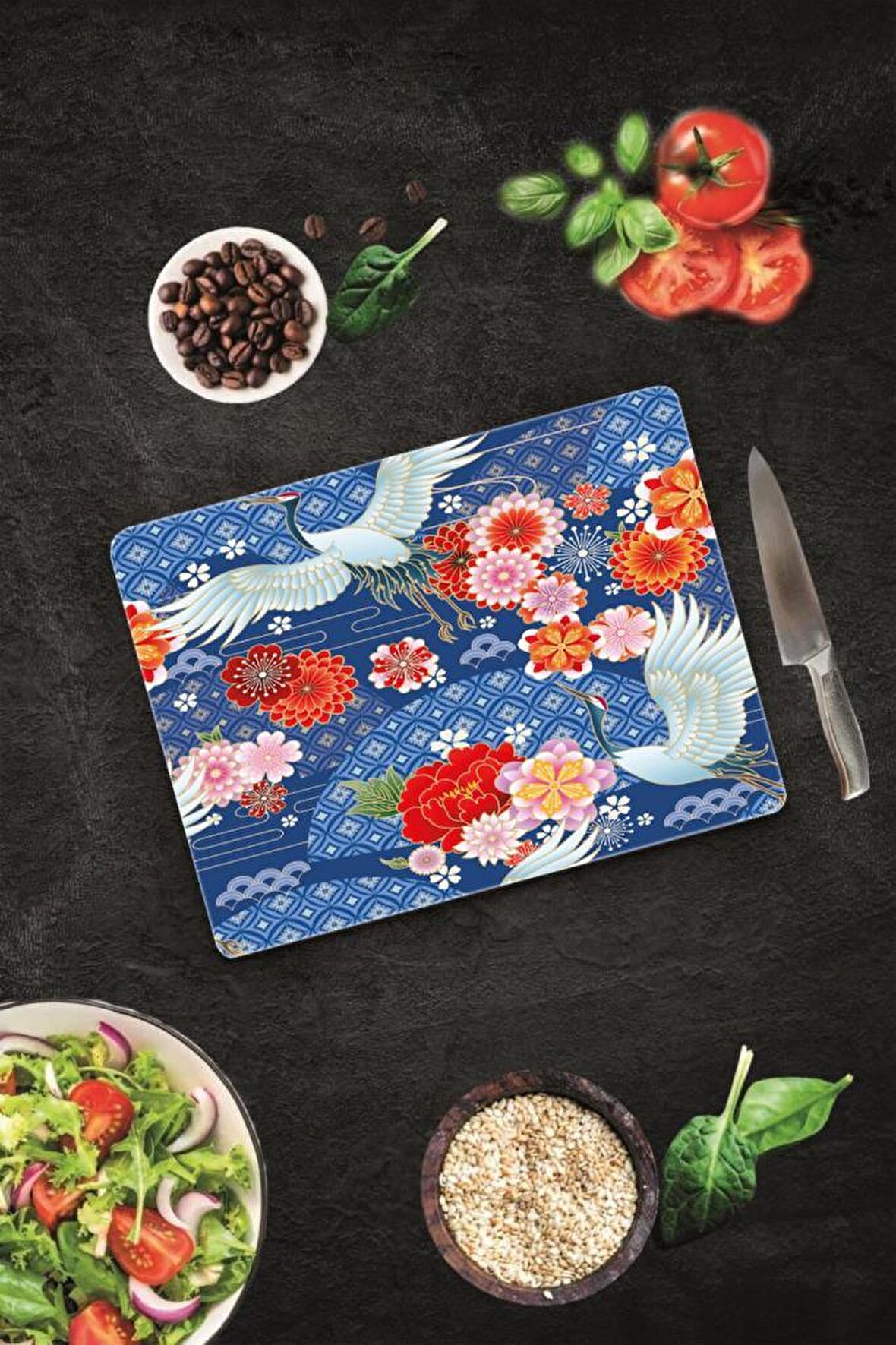 29x34 cm Model 15 Desenli Cam Kesme Tablası