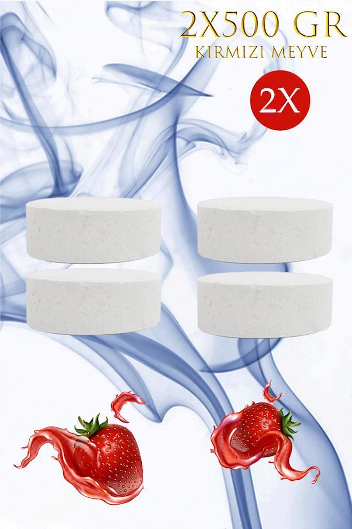 Nem Alıcı Rutubet Ve Küf Önleyici Yedek Tablet Kırmızı Meyve 2x500 2'li