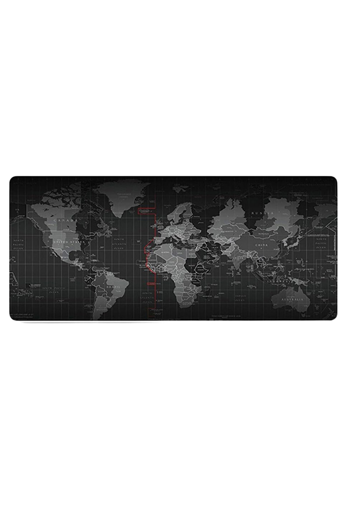 Gaming Kaymaz Taban Dünya Desenli 70X30 XXL Mouse Pad SR679D