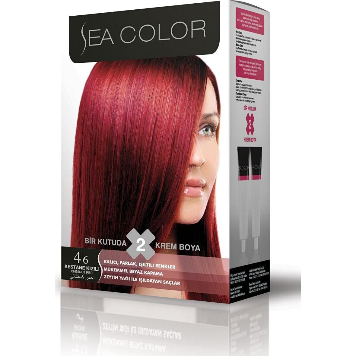 Sea Color 2 Li Set Boya 4.6 Kestane Kızılı