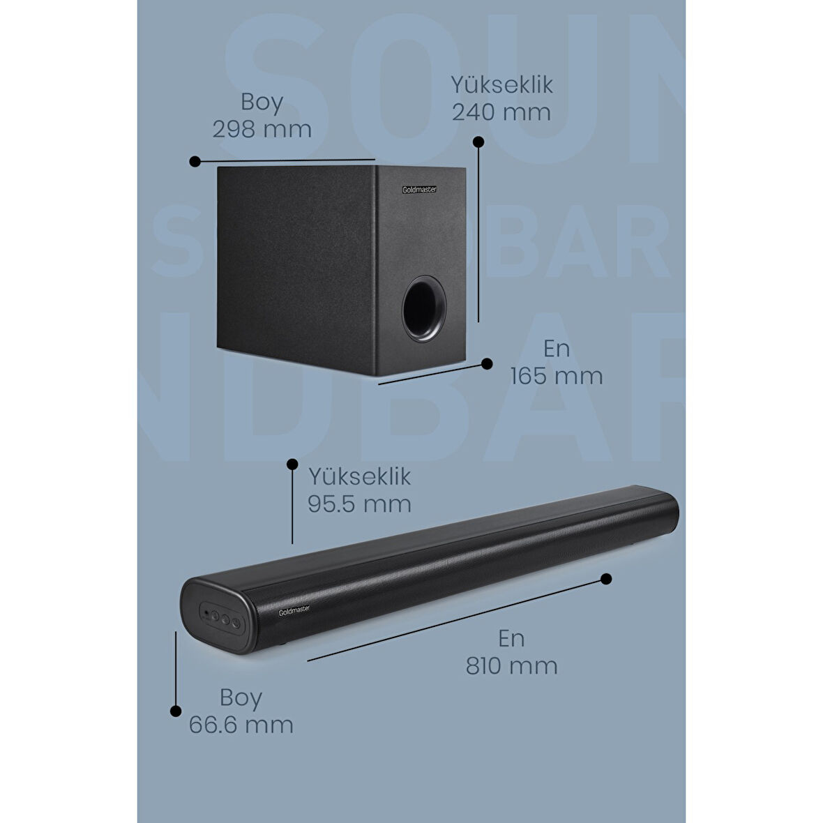 Goldmaster Sw-940 Bb Soundbar Kablosuz Woofer 261534