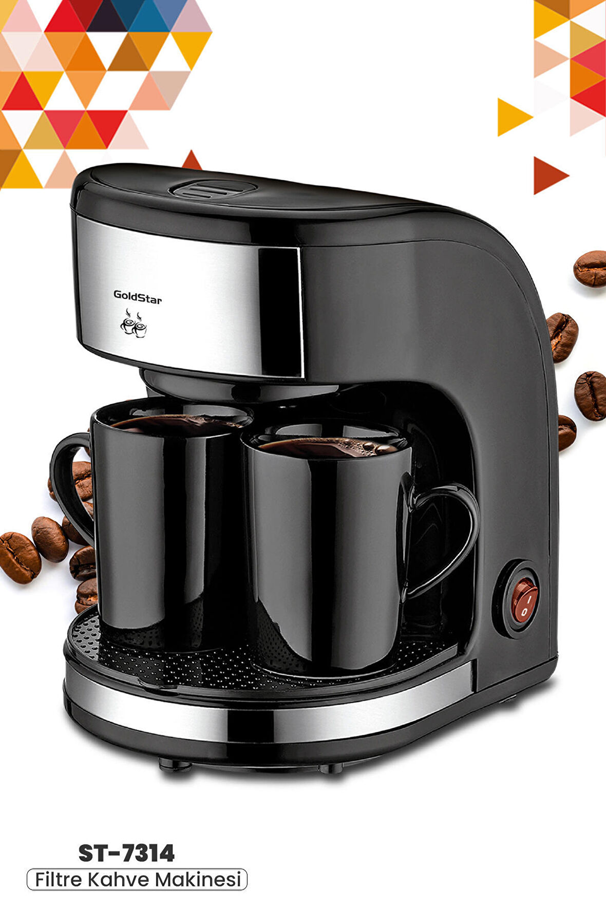Goldstar St7314 Solo Gri - Siyah Filtre Kahve Makinesi