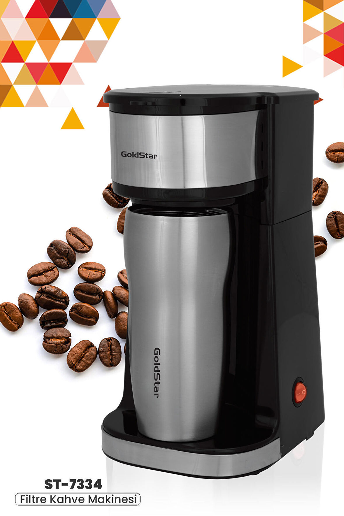 Goldstar St7334 Solo Inox Filtre Kahve Makinesi