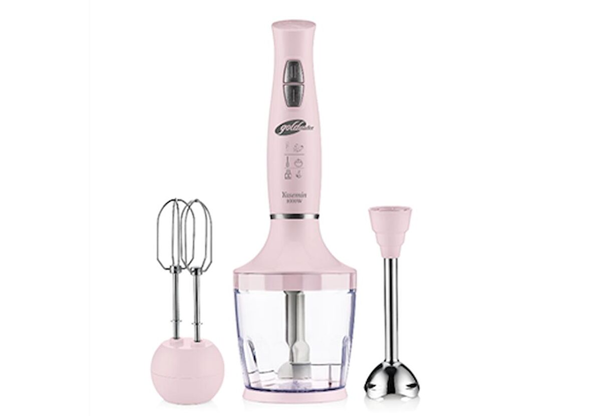 Goldmaster GM-7240P Yasemin el Blender Seti Pembe