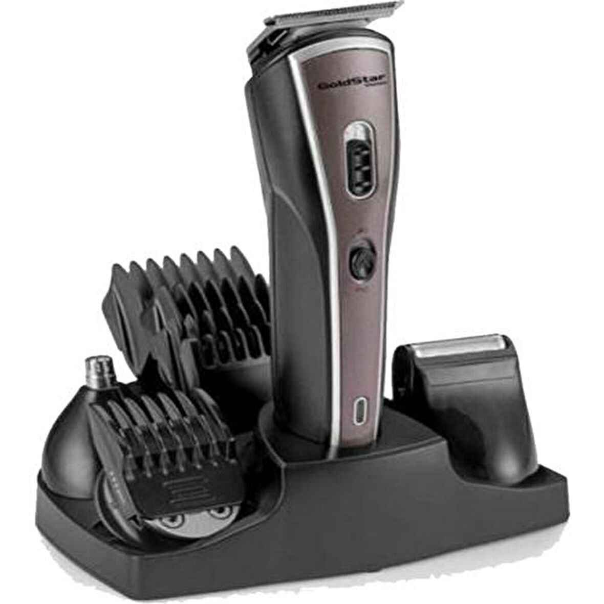 Goldmaster GS-7001 9 Başlıklı Kablosuz Kuru Saç-Sakal Çok Amaçlı Tıraş Makinesi 