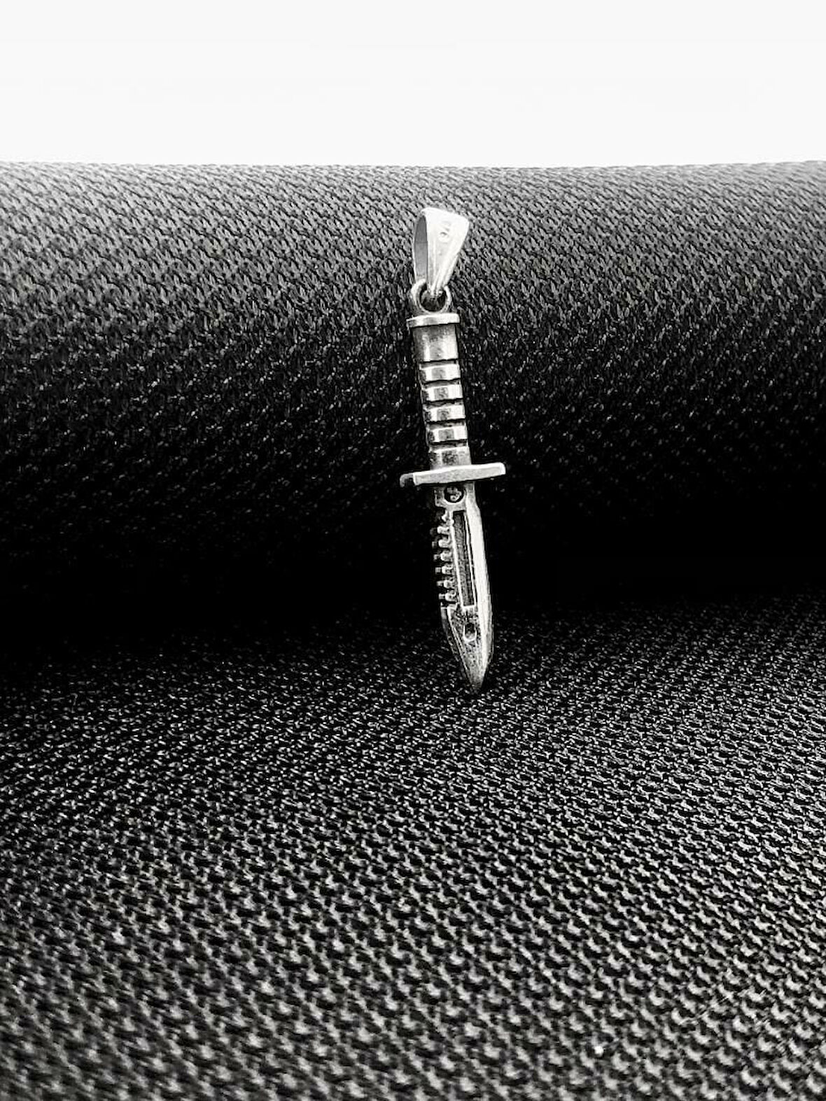 Rambo bcak Tasarımlı 925 Ayar Gümüş Erkek Kolye Ucu