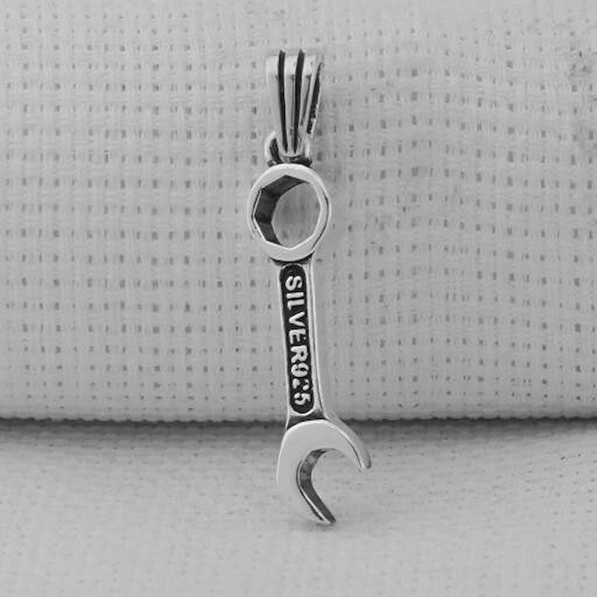 Tamir Anahtarı 925 Ayar Gümüş Erkek Kolye Ucu