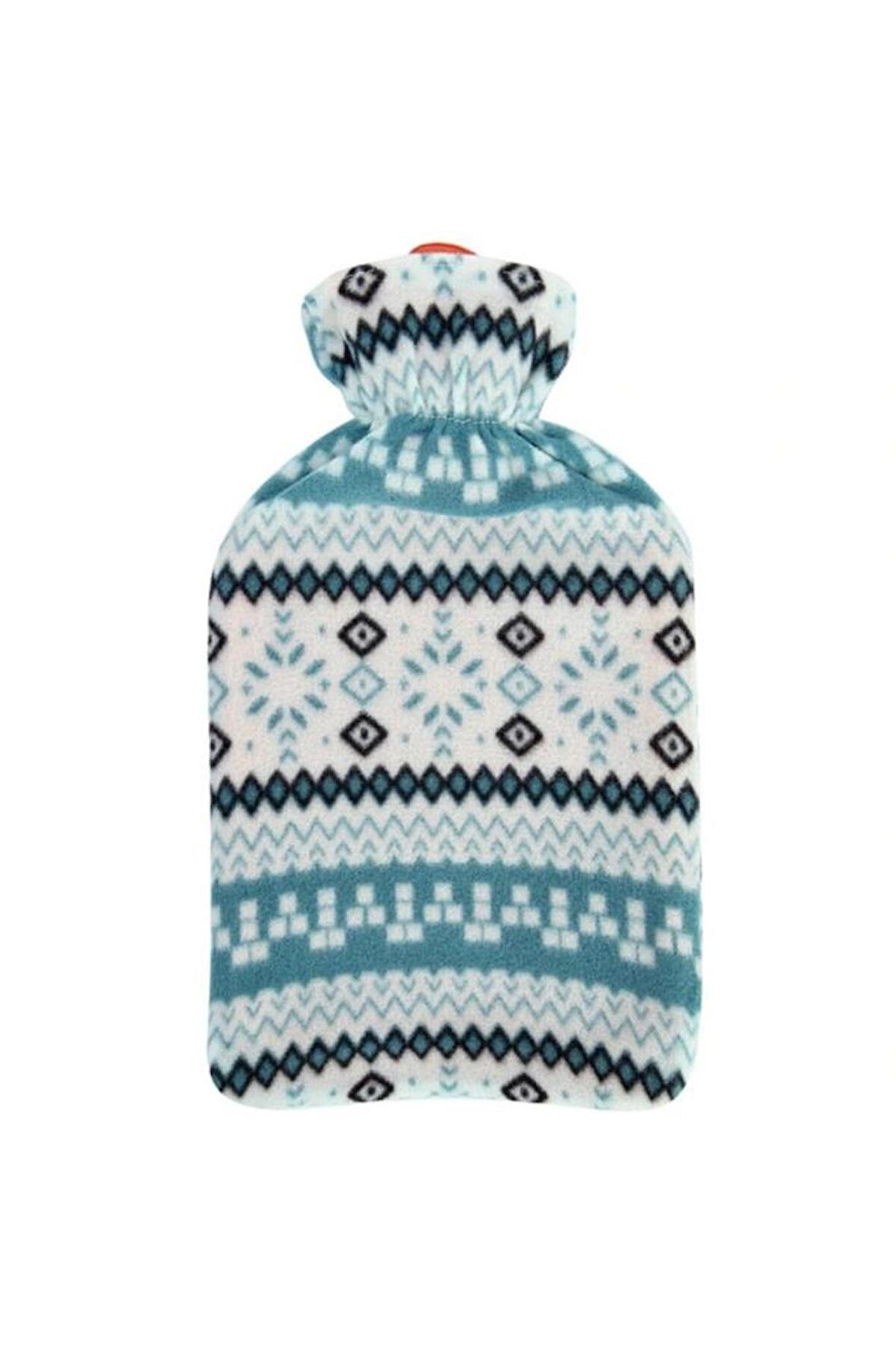 VICHY POLAR KILIFLI SICAK SU TORBASI TERMOFOR DOKUMA DESENLİ 2 LT