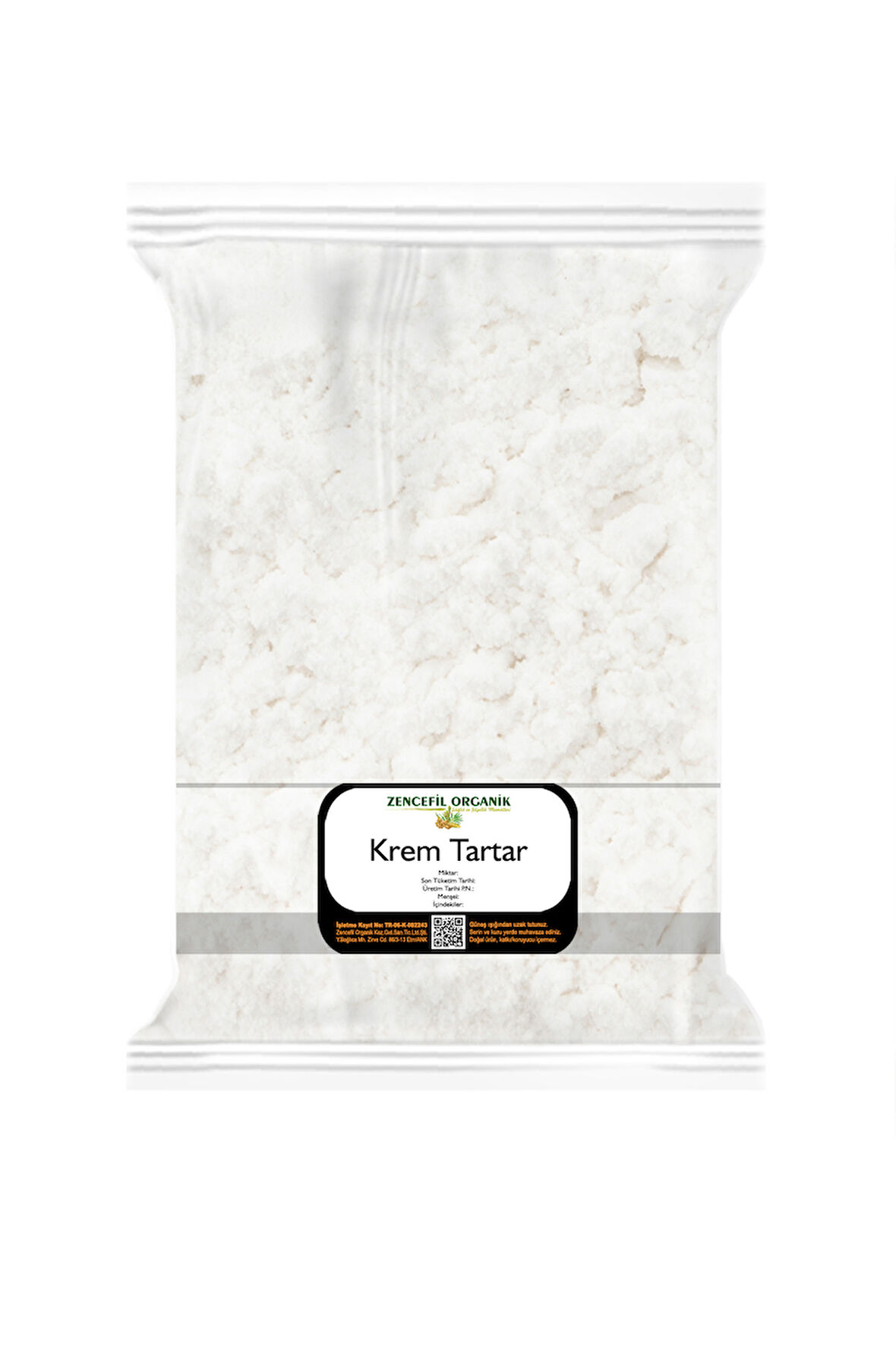 Krem Tartar 500 Gr. Potasyum Bitartarat 0,5 Kg.