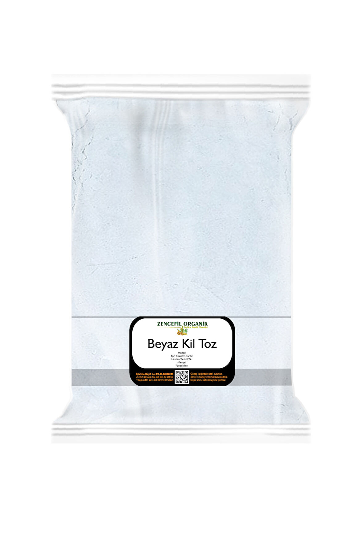 Beyaz Kil 500 Gr. Toz Kil Orijinal Ürün Beyaz Kil Katkısız 0,5 Kg.