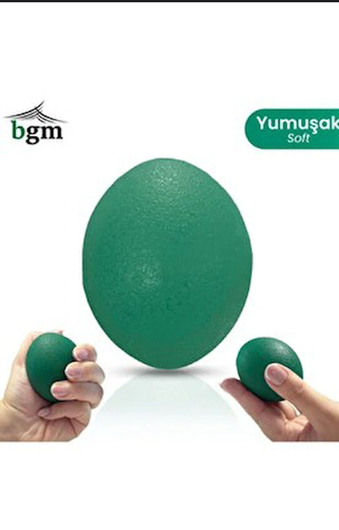 Oncomed El Egzersiz Stres Topu Silikon Yeşil