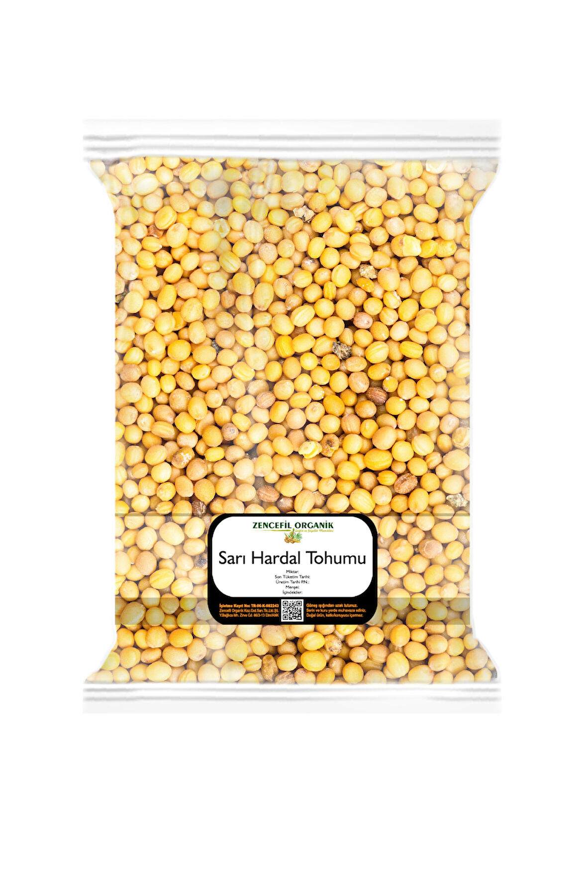 Sarı Hardal Tohumu 1 Kg 1. Kalite Taze Mahsul