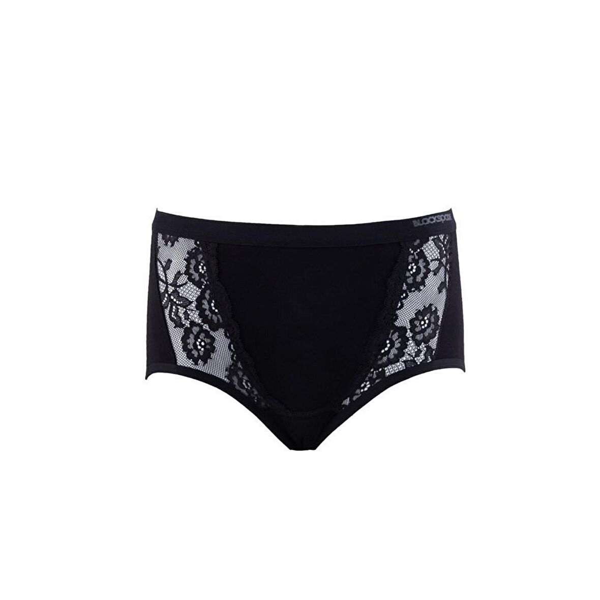 Blackspade Kadın Büyük Beden Slip Külot Dantelli Private 1316 - Siyah