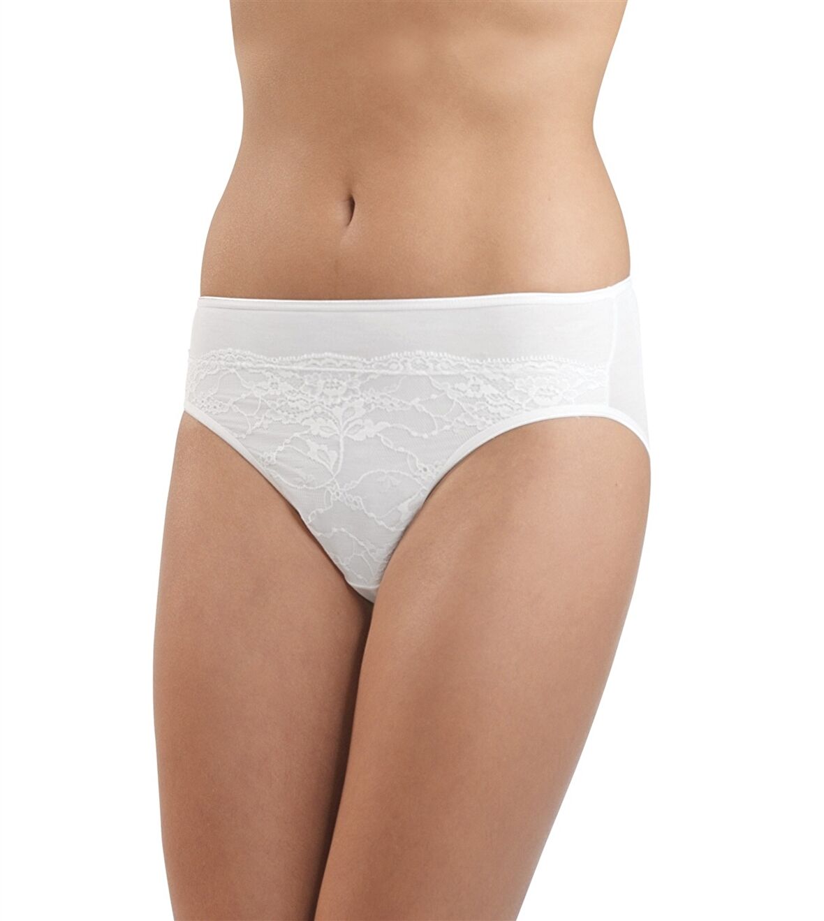 Blackspade Beyaz Kadın Bikini Külot