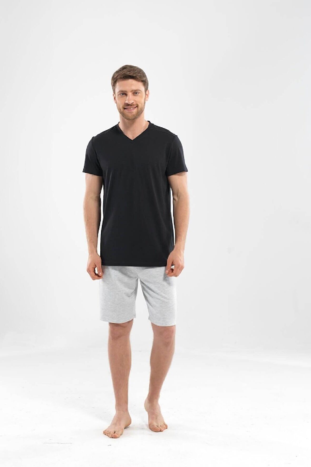 Blackspade Modal Erkek V Yaka T-shirt