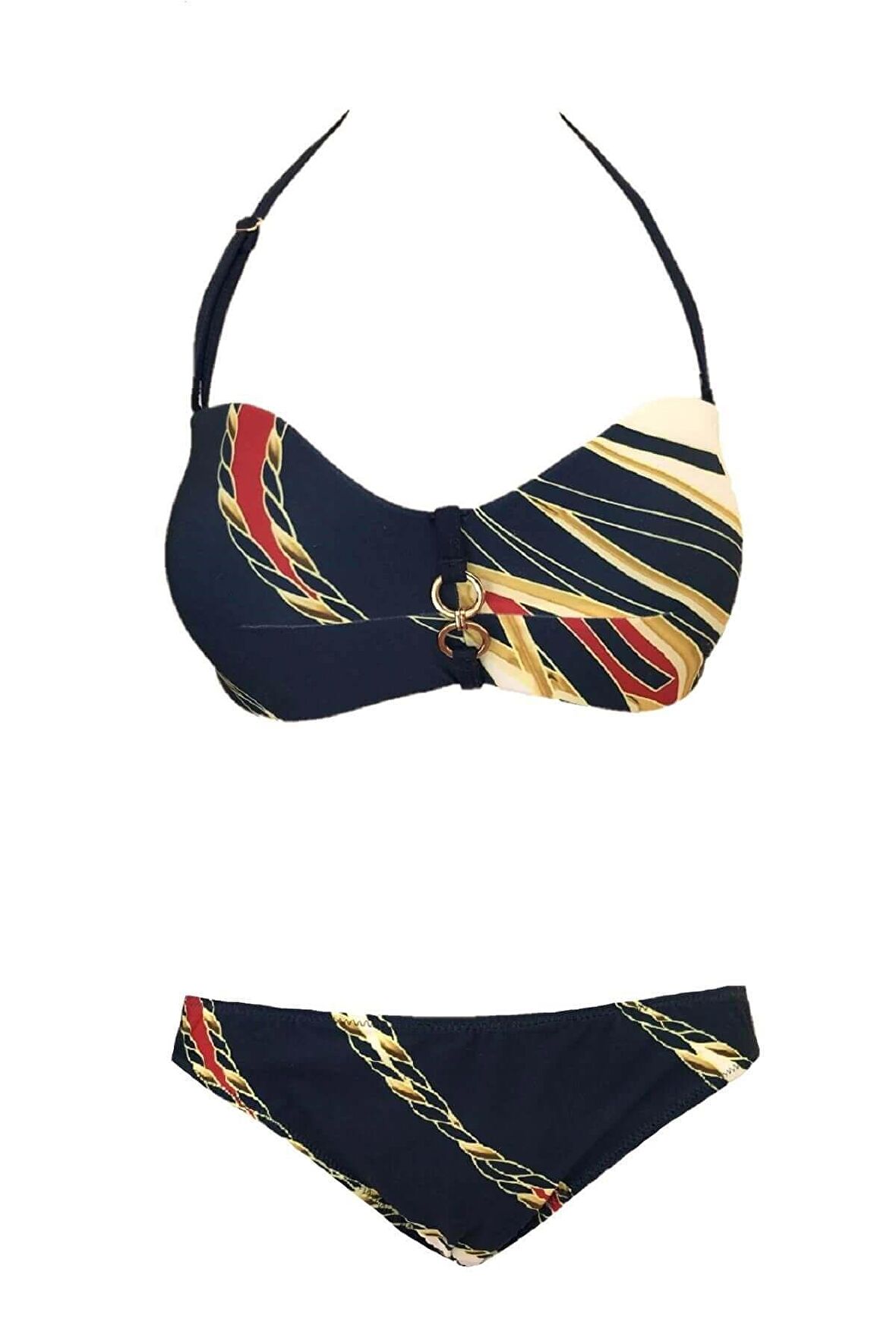 Blackspade Desteksiz Balensiz Straplez Bikini Takımı